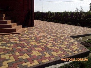 Тротуарная плитка "Кирпич" 6 см