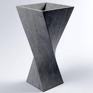 Вазон бетонный уличный «Дубай L» 100x52x36 см