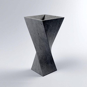 Вазон бетонный уличный «Дубай М» 70x35x24,5 см
