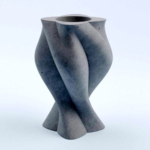 Вазон бетонный уличный "Эплио" 90x50x30 см