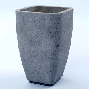 Вазон бетонный уличный "Фаро M" 55x36x36 см