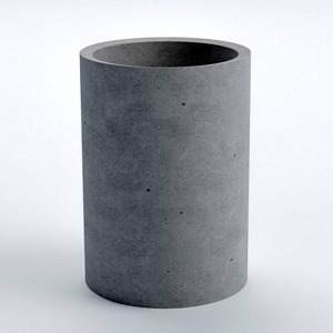 Вазон бетонный уличный «Осло M» 50x35 см