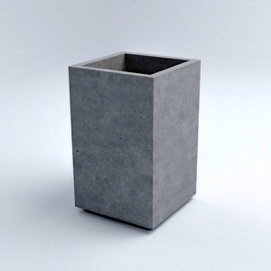 Вазон бетонный уличный «Сидней S» 57x35x35 см