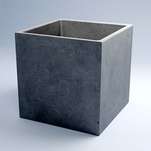 Вазон бетонный уличный «Верона L» 80x80x80 см