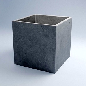 Вазон бетонный уличный «Верона М» 60x60x60 см
