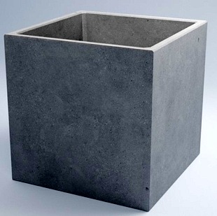 Вазон бетонный уличный «Верона M» 60x60x60 см