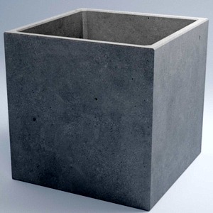 Вазон бетонный уличный «Верона XL» 100x100x100 см