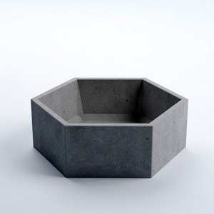 Скамейка бетонная Каскад 31x78 см