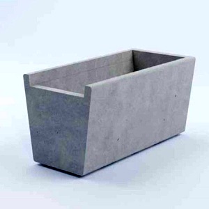 Скамейка бетонная Роттердам Д4 52x100x50